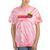 Retro 80's 90's Music Nostalgia Video Cassette Tape VHS Tie-Dye T-Shirts Coral Tie-Dye