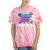 Retro 80s Style 90s Pop Fashion Nostalgia Eighties Music Tie-Dye T-Shirts Coral Tie-Dye