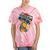 Retro 90s Boombox Nostalgia Party For Music Lovers Men Women Tie-Dye T-Shirts Coral Tie-Dye