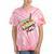 Retro Cassette Tape & Pencil Rewind Nostalgia Party 80s 90s Premium Tie-Dye T-Shirts Coral Tie-Dye