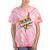 Retro Cassette Tape & Pencil Rewind Nostalgia Party 80s 90s Tie-Dye T-Shirts Coral Tie-Dye