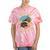 Retro Grammophone Never Forget Nostalgia Vintage Tie-Dye T-Shirts Coral Tie-Dye