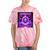 Retro Nostalgia Vaporwave- Error 404 Tie-Dye T-Shirts Coral Tie-Dye