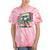 Retro Old Cassette Tape Cartoon With Walker Nostalgia Tie-Dye T-Shirts Coral Tie-Dye