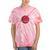 Retro Pluto Never Forget Classic Planet Pluto Nostalgia Tie-Dye T-Shirts Coral Tie-Dye