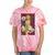 Retro Pop Art Vintage Style Blonde Psychedelic 50s Nostalgia Tie-Dye T-Shirts Coral Tie-Dye