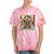 Retro Tech Stack 80s 90s Nostalgia Analog Devices Tie-Dye T-Shirts Coral Tie-Dye