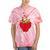 Strawberry Shortcake Sitting On Strawberry Retro Nostalgia Tie-Dye T-Shirts Coral Tie-Dye