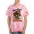 Support Your Local Trick Or Treaters Retro Spooky Nostalgia Tie-Dye T-Shirts Coral Tie-Dye