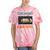 VHS Cassette Tape Retro 80s 90s Nostalgia Tie-Dye T-Shirts Coral Tie-Dye