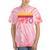 Vintage 1970 Retro Style 70's Born Nostalgia Vibes Birthday Premium Tri-Blend Tie-Dye T-Shirts Coral Tie-Dye