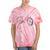 Vintage Bicycle With Playing Cards Nostalgia Tie-Dye T-Shirts Coral Tie-Dye
