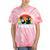 Vintage Retro Classically Trained Video Game 90s Nostalgia Tie-Dye T-Shirts Coral Tie-Dye