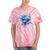 Women's Frutiger Aero Y2K Fish Tie-Dye T-Shirts Coral Tie-Dye