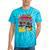 1980s 80s Reunion Nostalgia Memories Music School Grew Up Premium Tri-Blend Tie-Dye T-Shirts Turquoise Tie-Dye