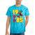 1985 Retro Raised In The 80s Old School Nostalgia Vibes Tie-Dye T-Shirts Turquoise Tie-Dye