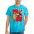 1985 Retro Roller Skate Vintage 80s Nostalgia Collector Tie-Dye T-Shirts Turquoise Tie-Dye