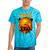 1985 Vintage Sunset Surf Truck Retro Beach Nostalgia Tie-Dye T-Shirts Turquoise Tie-Dye