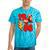 1986 Retro Roller Skate Vintage 80s Nostalgia Collector Tie-Dye T-Shirts Turquoise Tie-Dye