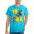 1988 Retro Raised In The 80s Old School Nostalgia Vibes Tie-Dye T-Shirts Turquoise Tie-Dye