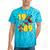 1989 Retro Raised In The 80s Old School Nostalgia Vibes Tie-Dye T-Shirts Turquoise Tie-Dye