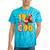 1990 Retro Raised On 90s Music Old School Nostalgia Punk Tie-Dye T-Shirts Turquoise Tie-Dye