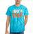60's Vibe Retro Nostalgia Classic Mixtape Era 1960s Party Tie-Dye T-Shirts Turquoise Tie-Dye
