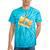 80's 90's Retro Music Party Costume Nostalgia Cassette Tie-Dye T-Shirts Turquoise Tie-Dye