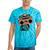 80s 90s Retro Party Costume Nostalgia Boombox Music Hip Hop Tie-Dye T-Shirts Turquoise Tie-Dye