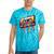 80s 90s Retro Party Costume Nostalgia Cassette Tie-Dye T-Shirts Turquoise Tie-Dye