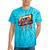 80s 90s Retro Party Costume Nostalgia Cassette Tie-Dye T-Shirts Turquoise Tie-Dye