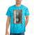 90s MUSIC NOSTALGIA GRAPHIC Raglan Baseball Tee Tie-Dye T-Shirts Turquoise Tie-Dye