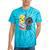90s Retro Cassette And Walkman Nostalgia Graphic Tee Tie-Dye T-Shirts Turquoise Tie-Dye