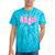 Angel Y2k Aesthetic 2000s Millennial Nostalgia Retro Pink Tie-Dye T-Shirts Turquoise Tie-Dye