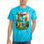 Aqua In The Skies Frutiger Aero Tie-Dye T-Shirts Turquoise Tie-Dye