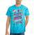 Back To-The 80 s Christmas Retro Cassette Boombox Nostalgia Tie-Dye T-Shirts Turquoise Tie-Dye