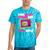 The Best Moms Are 90s Girls 90s Aesthetic Mom Nostalgia Tie-Dye T-Shirts Turquoise Tie-Dye