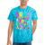 Bruh This Is My 70's Costume Nostalgia Mixtape 1970s Party Tie-Dye T-Shirts Turquoise Tie-Dye