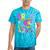 Bruh This Is My 80's Costume Nostalgia Mixtape 80s 90s Party Tie-Dye T-Shirts Turquoise Tie-Dye