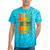 Classic Retro Gaming Nostalgia Tie-Dye T-Shirts Turquoise Tie-Dye