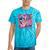 EAT THE RICH 90S NOSTALGIA WHALE ORCA YAHCT RETRO Tie-Dye T-Shirts Turquoise Tie-Dye