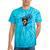 Frutiger Aero Cat Meme Headphone Kitty Cat Lover Tie-Dye T-Shirts Turquoise Tie-Dye