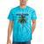 Frutiger Aero Palm Tree Y2k Aesthetic 2000s Trend Tie-Dye T-Shirts Turquoise Tie-Dye