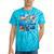 Frutiger Aero Retro Vibes Y2K Retro Grunge Tie-Dye T-Shirts Turquoise Tie-Dye