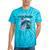 Frutiger Aero Splashy Dolphin Y2k Aesthetic Graphic Tie-Dye T-Shirts Turquoise Tie-Dye