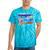 Frutiger Aero Y2k 2000s Tie-Dye T-Shirts Turquoise Tie-Dye