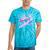 Frutiger Aero Y2K Chrome Dolphin Tie-Dye T-Shirts Turquoise Tie-Dye Frutiger Aero Y2K Chrome Dolphin Tie-Dye T-Shirts Turquoise Tie-Dye