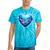 Frutiger Aero Y2K Heart Tie-Dye T-Shirts Turquoise Tie-Dye