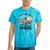 I'm From The 1900s Tee Western For Men Tie-Dye T-Shirts Turquoise Tie-Dye