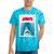 Jaws 2025 Classic Movie Nostalgia Tie-Dye T-Shirts Turquoise Tie-Dye